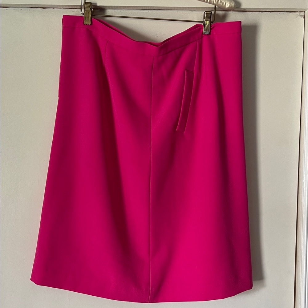 Kasper Vibrant Pink A-Line Skirt